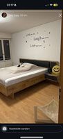 ?? Modernes Doppelbett 180×200 cm mit LED & Nachttischen