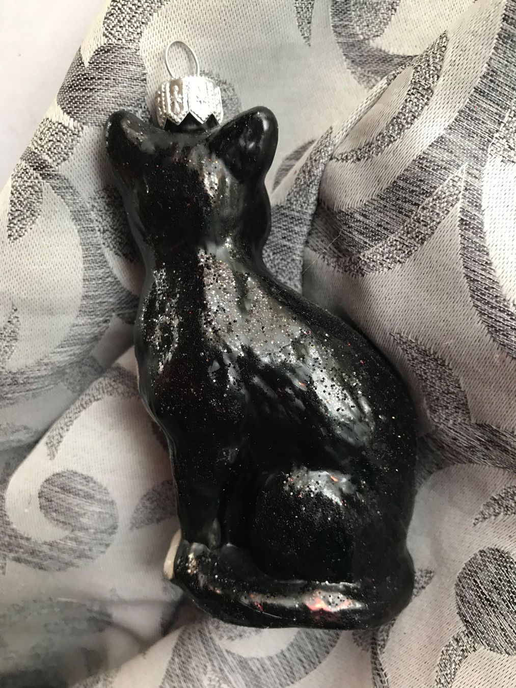 Tutte le decorazioni: Sitzende Katze schwarz Christbaumschmuck – Nuovo e nell'imballaggio originale da Alpnach Dorf venduto da marvo 6