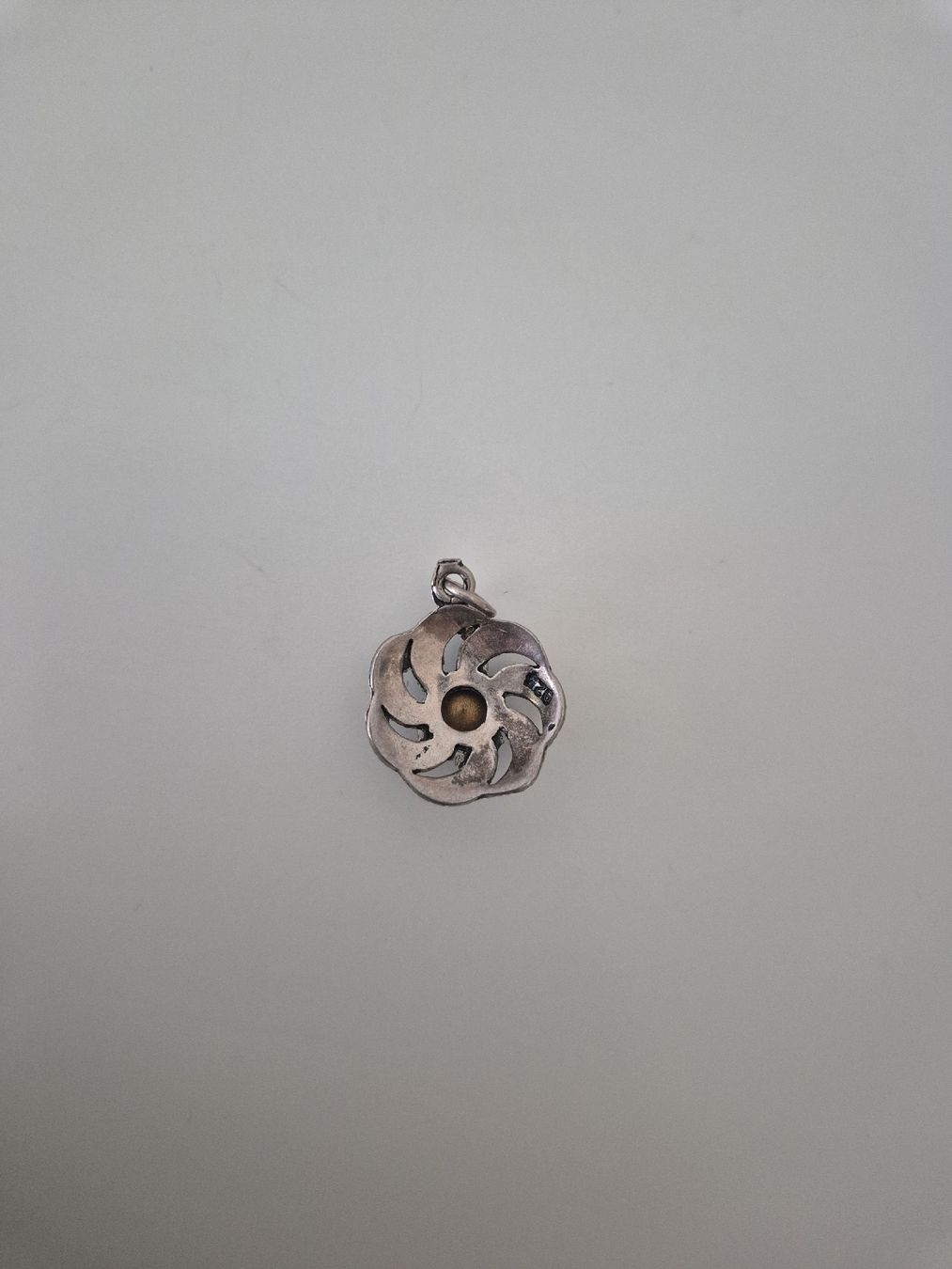 Ciondoli: Silver 925 pendant with blue stone – Usato da Basel venduto da Elena_02 1