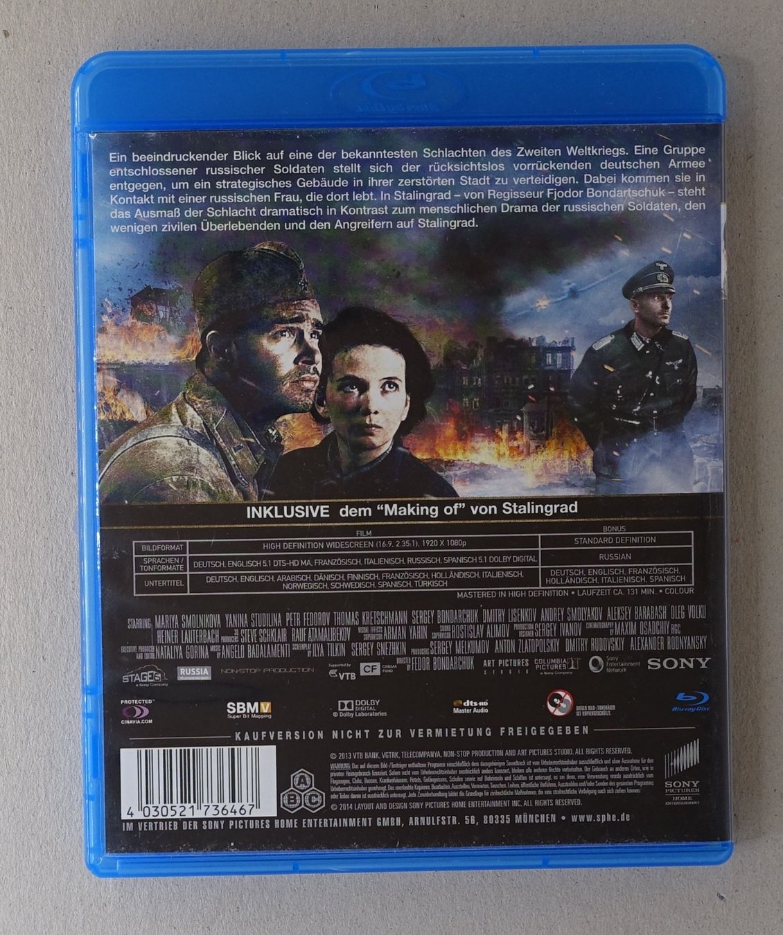 Tutti i DVDs: Stalingrad – Usato da Sessa venduto da fraenklishop 1