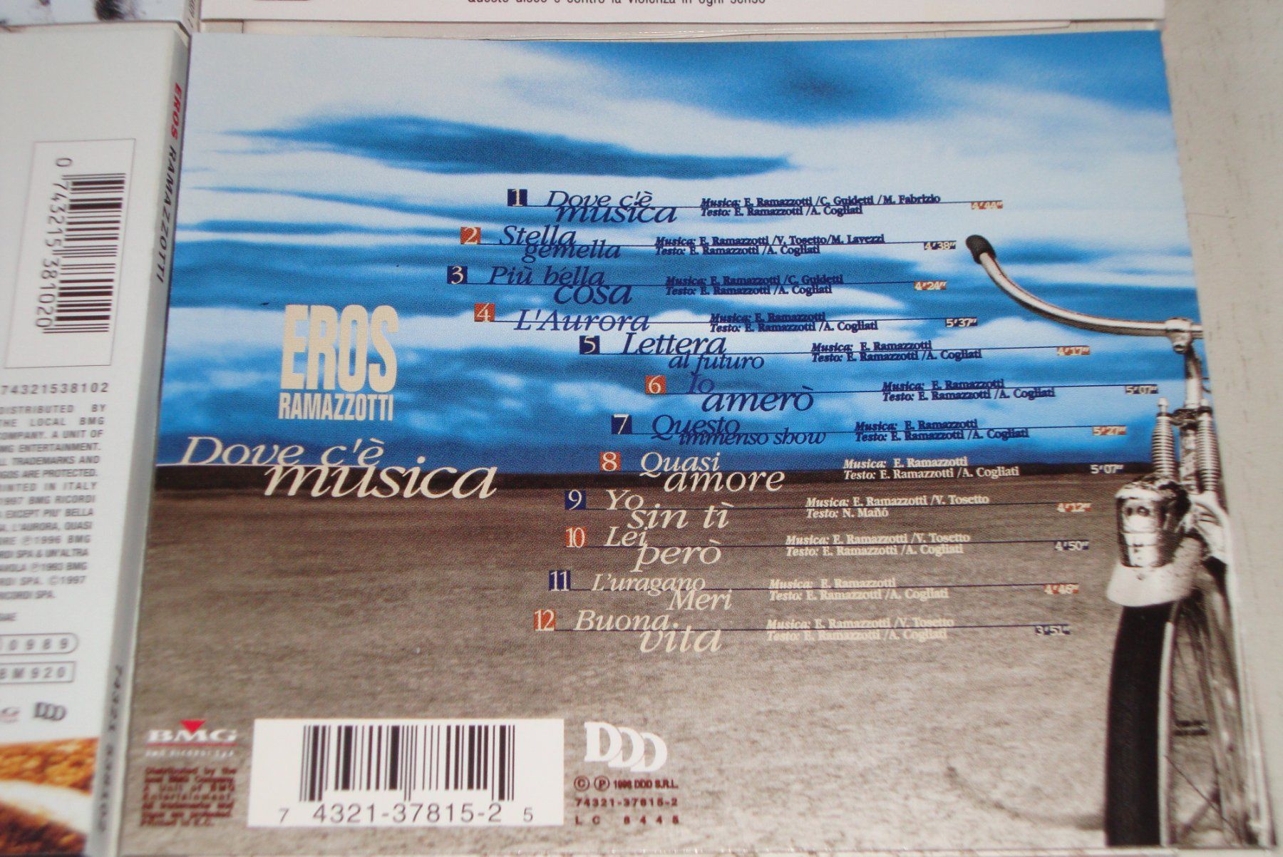 CD: 4CD's - Eros Ramazzotti – Usato da Unterbäch venduto da xazuq 5