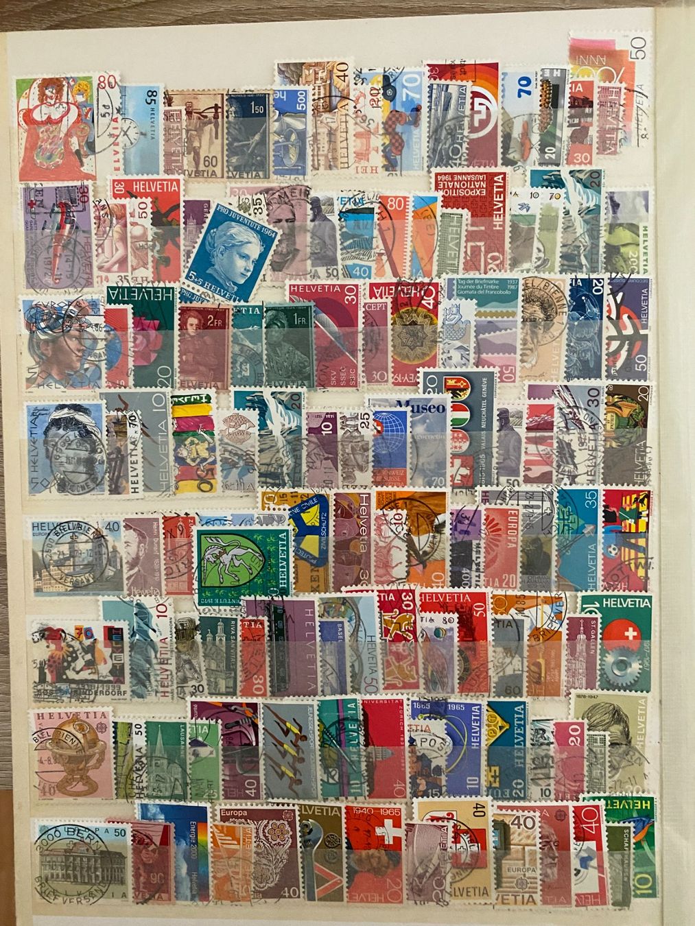 Alle Briefmarken: Schweizer Briefmarken, 120 stuck – Gebraucht aus matten b. interlaken von jfran17
