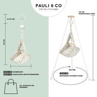 Pauli & Co Federwiege mit Gestell