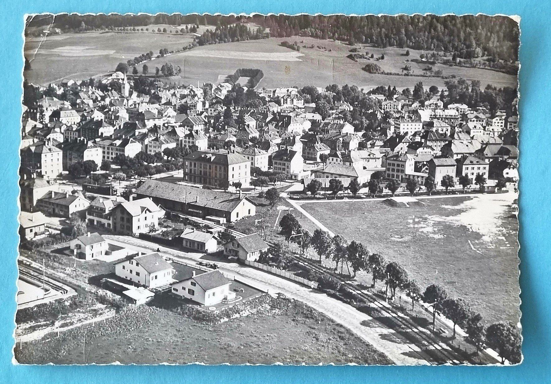 Cartoline postali: Fleurier - Flugaufnahme - 1963 – Usato da Rothrist venduto da RROENK