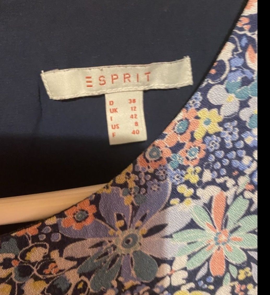 Esprit Vestiti: Robe Esprit imprimé floral bleu taille 38 /M – Usato da Lutry venduto da Ronaldf 2