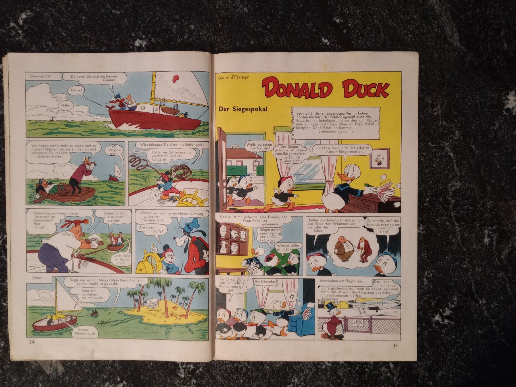 BD: Comic Micky Maus Heft Nr.16 1960 – D'occasion à Küttigen par Melisch1000 8