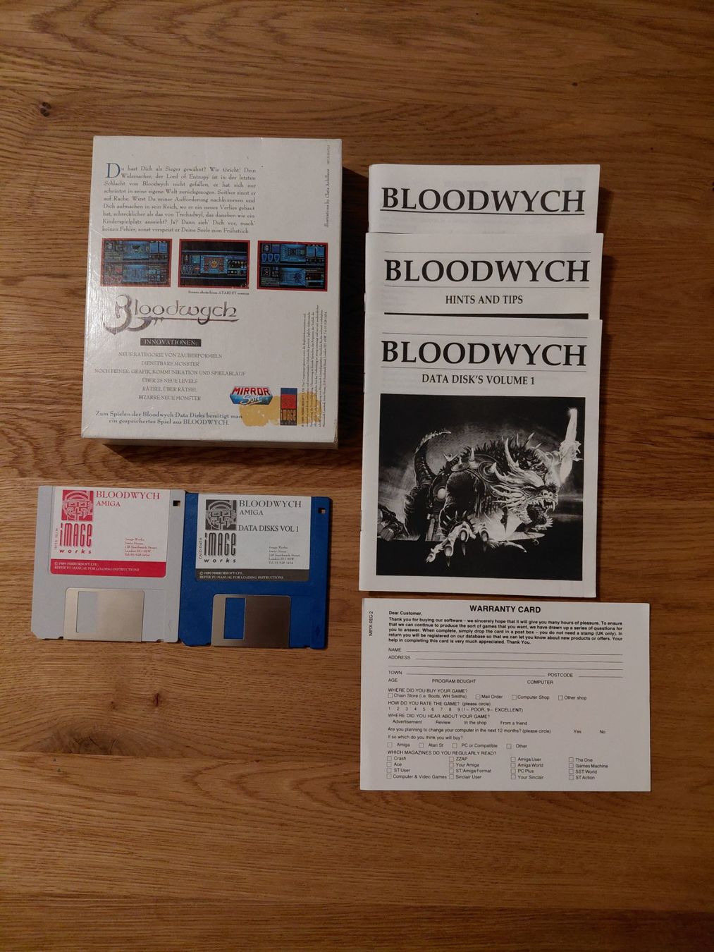 Commodore PC: Amiga Spiel Bloodwych + Datadisk – Usato da Beringen venduto da Beringen75 1