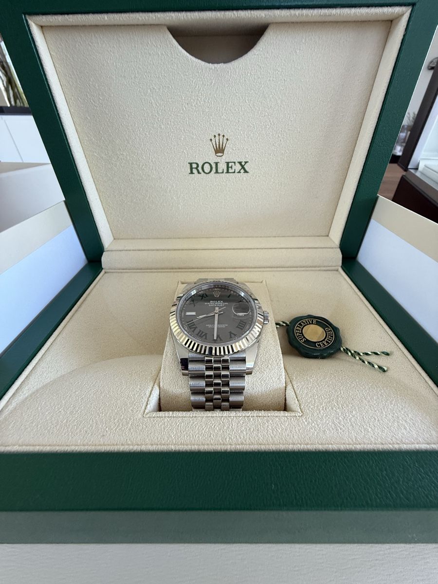 Rolex Uhren: Rolex Datejust 41 Wimbeldon FullSet – Gebraucht aus Buchs AG von sportworld10