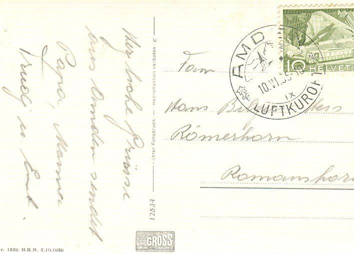 Ansichtskarten: Amden - mit Leistkamm + 1955 – Gebraucht aus Emmenbrücke von teestube 1