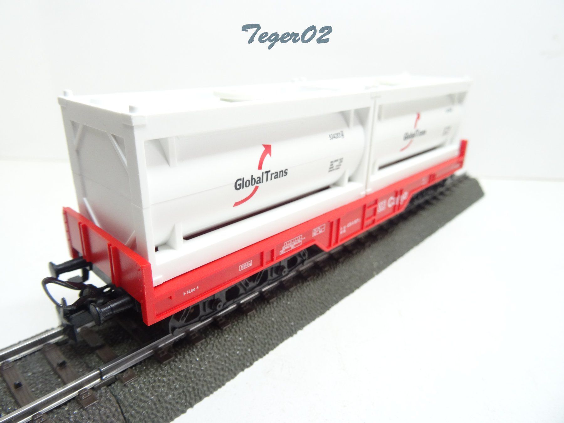 Märklin Modelleisenbahnen: Märklin H0 29452 DB Cargo Container-Transport – Neu (gemäss Beschreibung) aus Hochdorf von Teger02