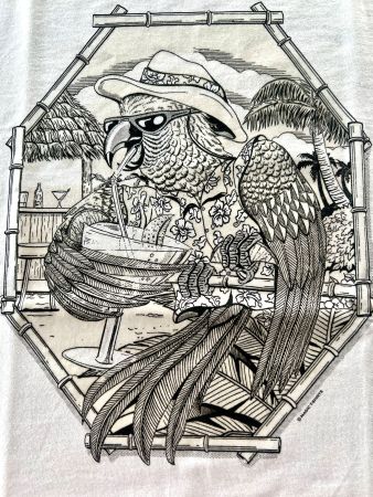 T Shirt - Magic- Margarita Parrot“ Gr. XL