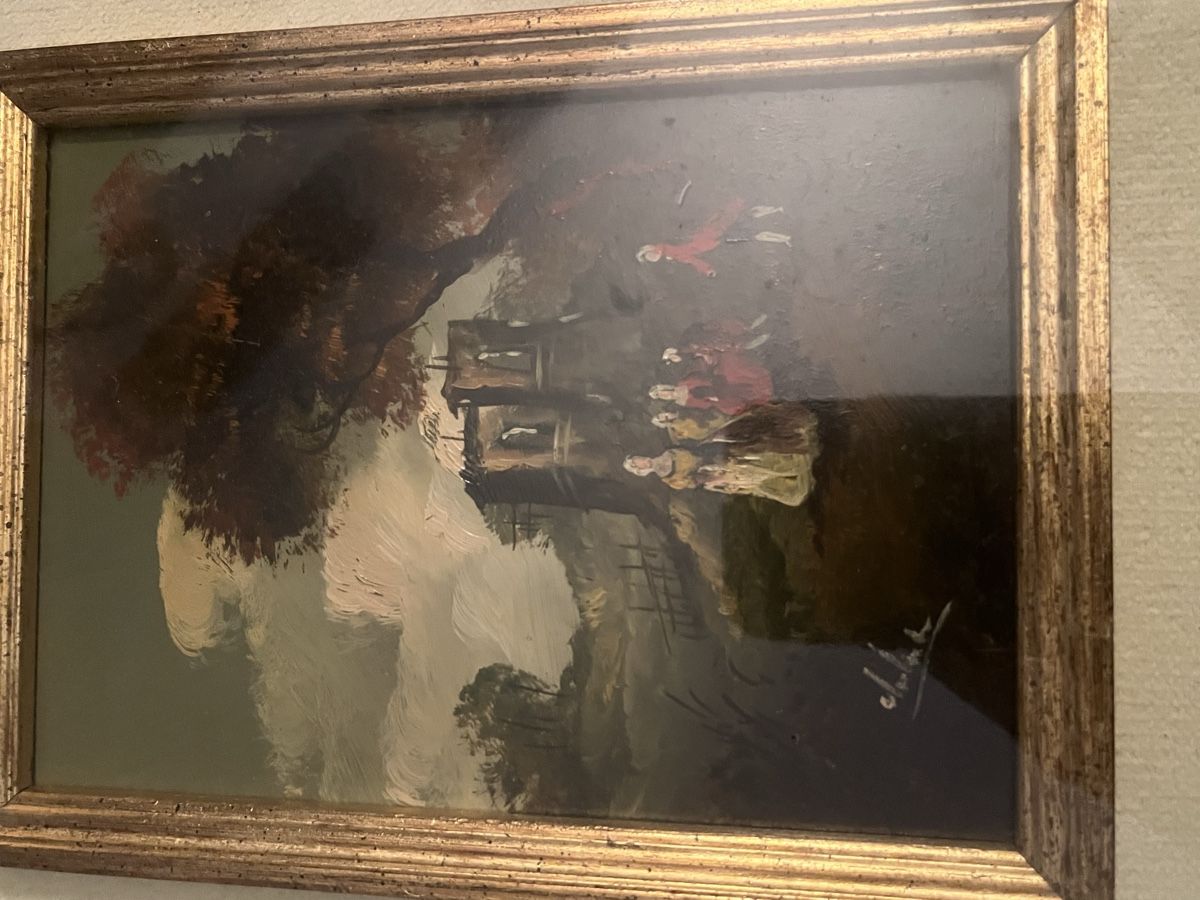 Dipinti: Quadro dipinto con cornice dorata – Usato da Chiasso venduto da fairy81 1