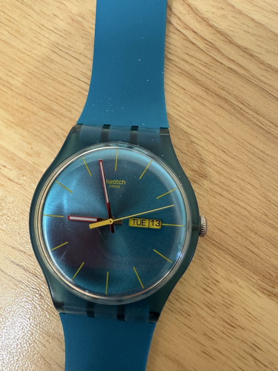 Swatch Montres: Swatch Uhr blau gebraucht – D'occasion à Birsfelden par inf_l2yy 1