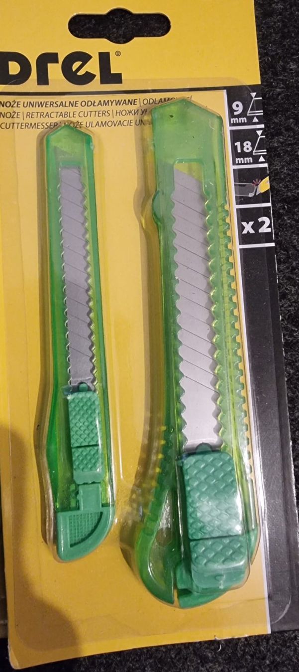 Alle Werkzeuge: 10 Stück Cutter / Teppichmesser – Neu und originalverpackt aus Rebstein von James-Dean 1