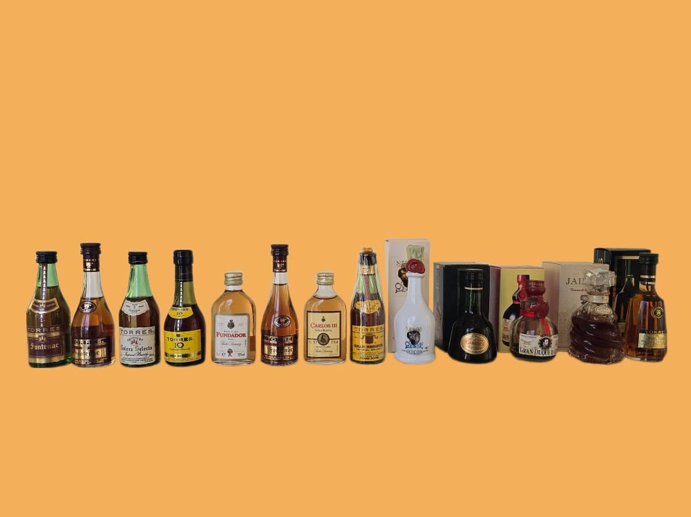 Miniatur spanische Brandy's/ RARITÄT (Neu und originalverpackt) in ...