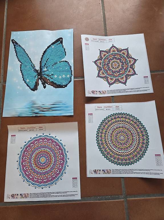 Kit bricolage: 4 × Diamond Painting – Usato da Schachen b. Reute venduto da jes_69lq