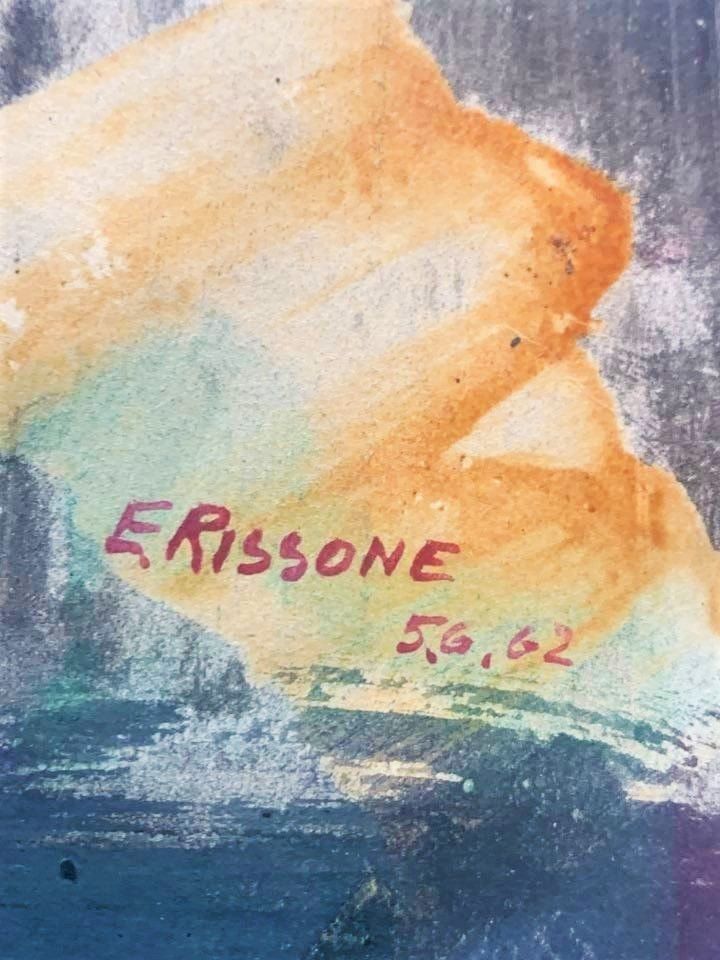 Dipinti: Emilio Rissone - Mischtechnik - 1962 – Usato da Ponte Tresa venduto da 11GalleriaAlterEgo11 2