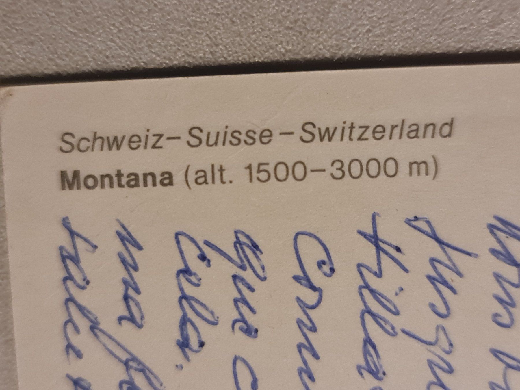 Cartoline postali: Postkarte Montana Schweiz – Usato da Dintikon venduto da Vexi 2