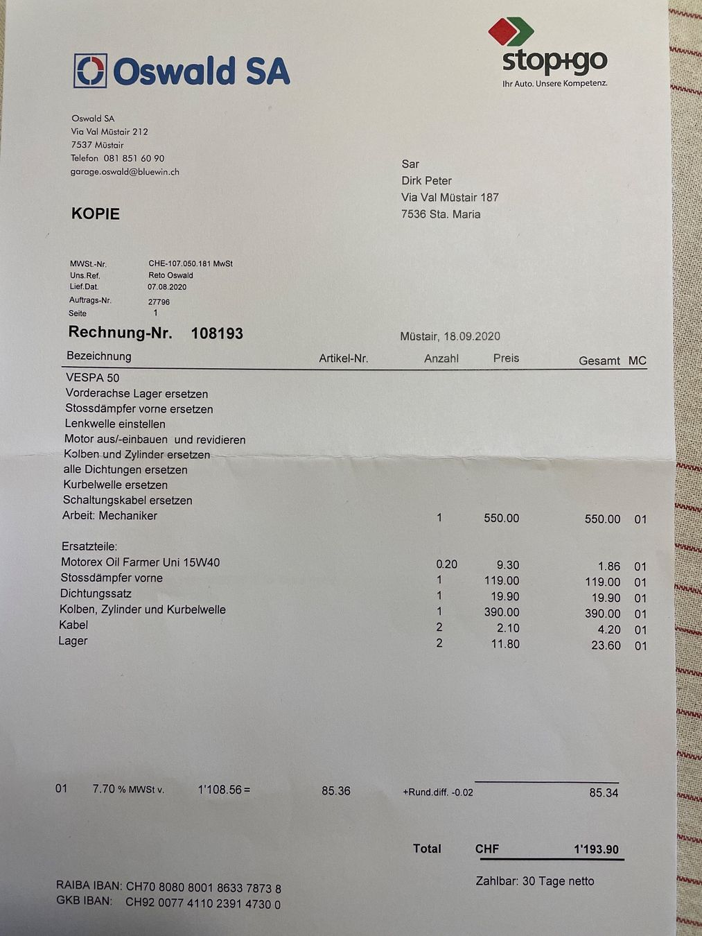Vespa Scooter: Vespa Piaggio 50 – Usato da Sta. Maria V. M. venduto da perpeline 8