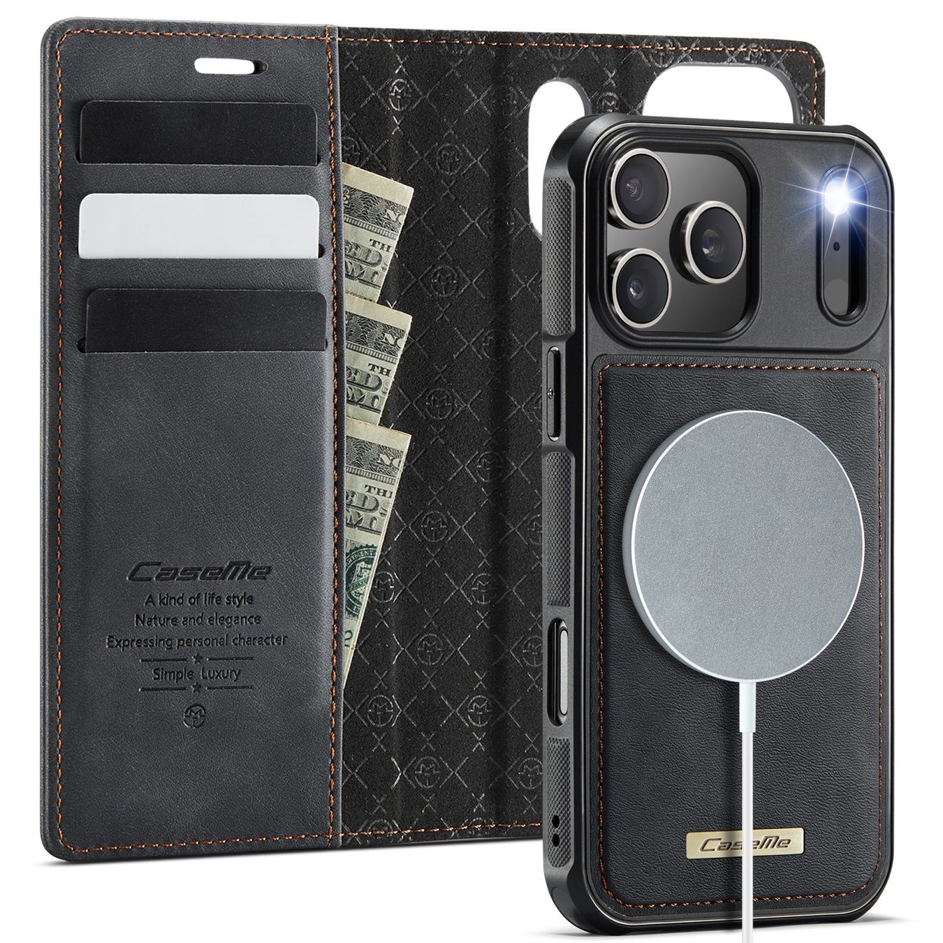 Cover & Protezioni schermo: iPhone 17 pro - étui coque détachable similicuir – Nuovo e nell'imballaggio originale da Morges venduto da DigiAC