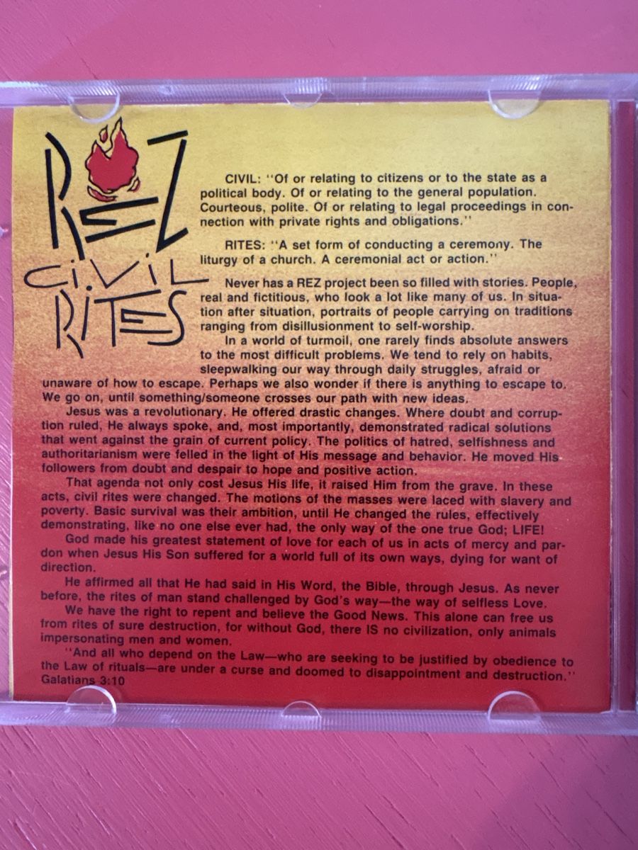 CDs: REZ - Civil Rites – D'occasion à Lützelflüh-Goldbach par Deiv4 2