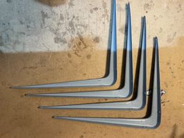 4 équerres pour étagères murales