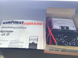 Gracia Multitester HA-28, vintage, OVP mit Anleitung