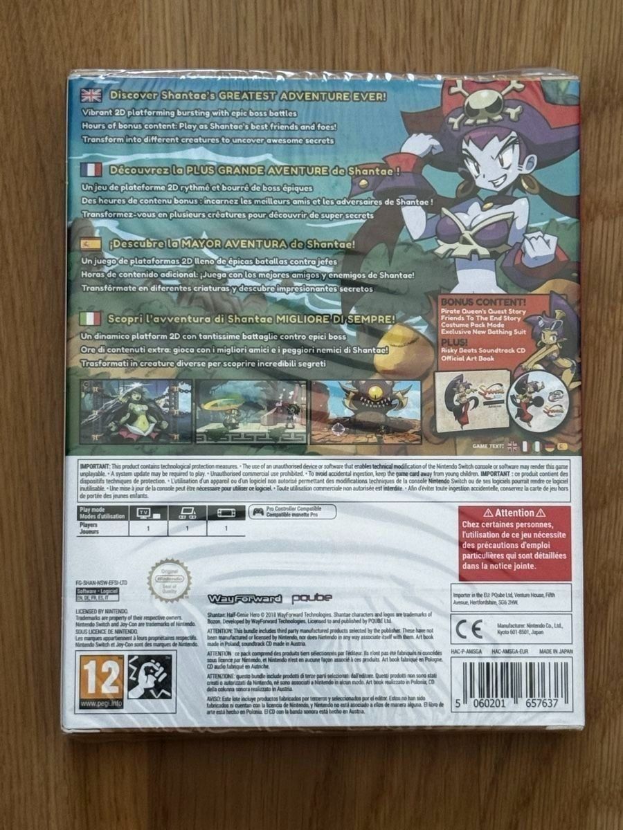 Giochi: Shantae Ultimate Edition - Sealed - NEU - Switch – Nuovo e nell'imballaggio originale da Uster venduto da GamesAndStuff 1