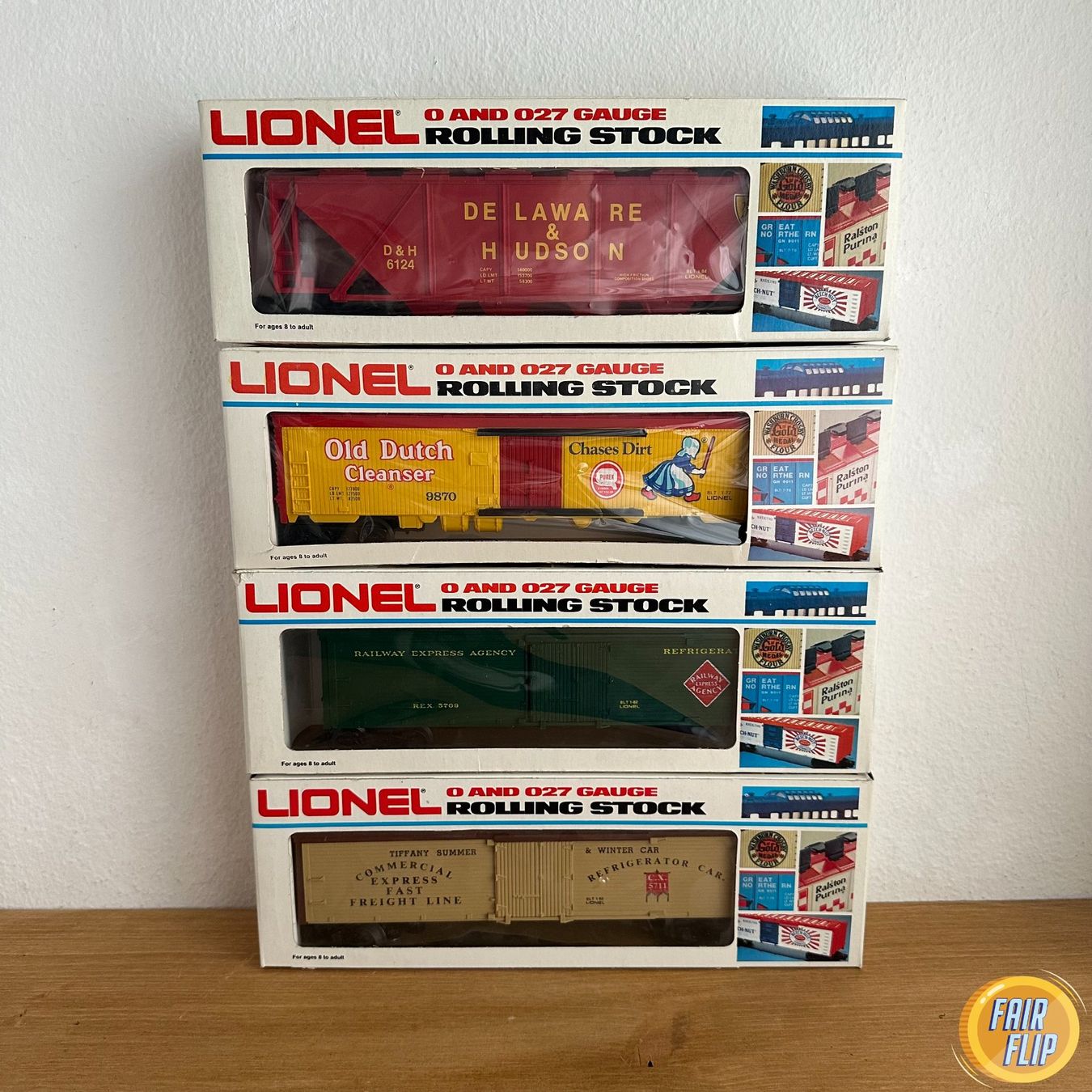 Lionel Modelleisenbahnen: Lionel 4er Set – Neu und originalverpackt aus Luzern von fairflip