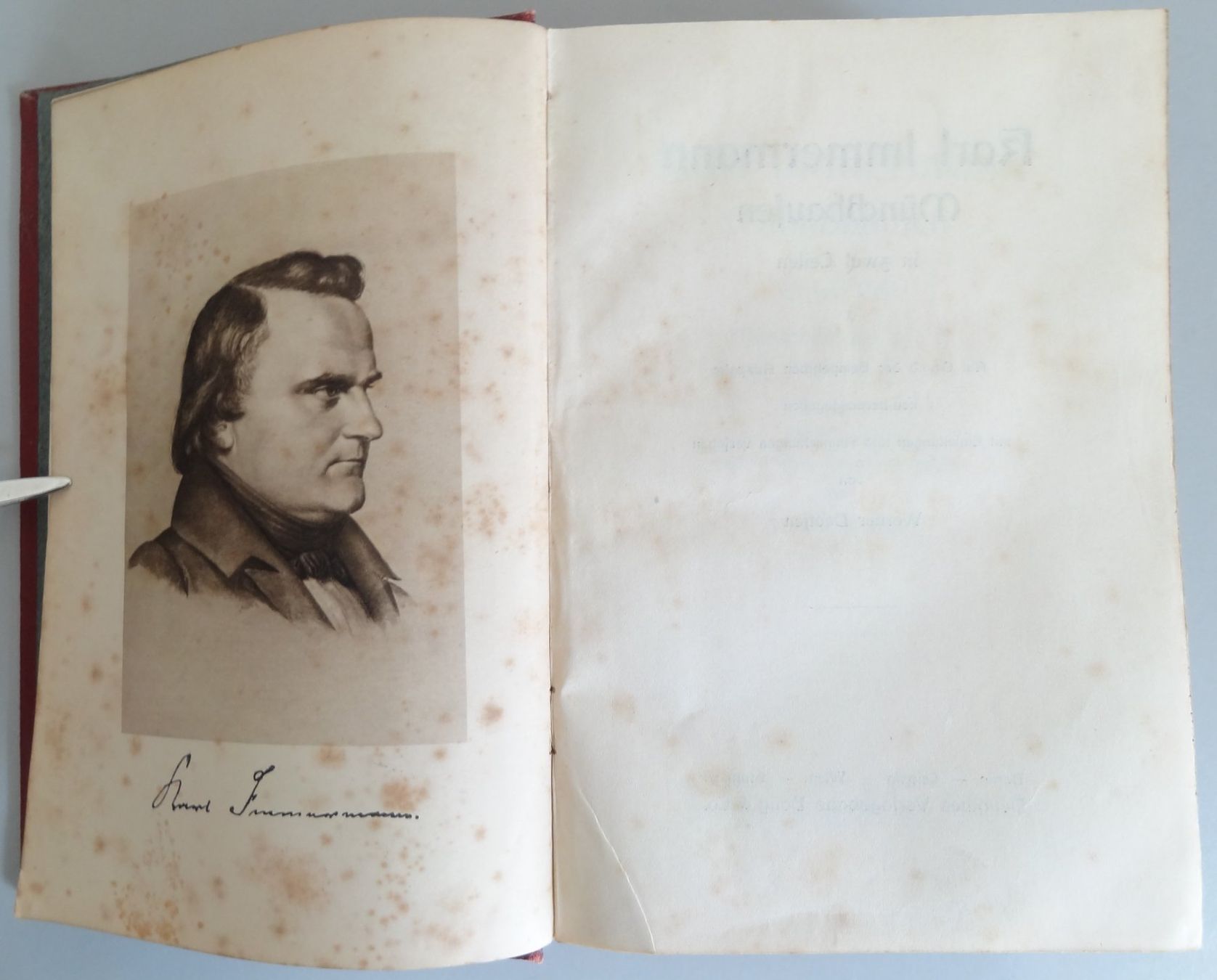 Libri: Münchhausen, Karl Immermann – Usato da Gränichen venduto da Teufenthaler 6