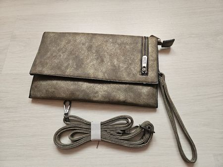 Schöne Damen Clutch in Olive, Coveri Collection