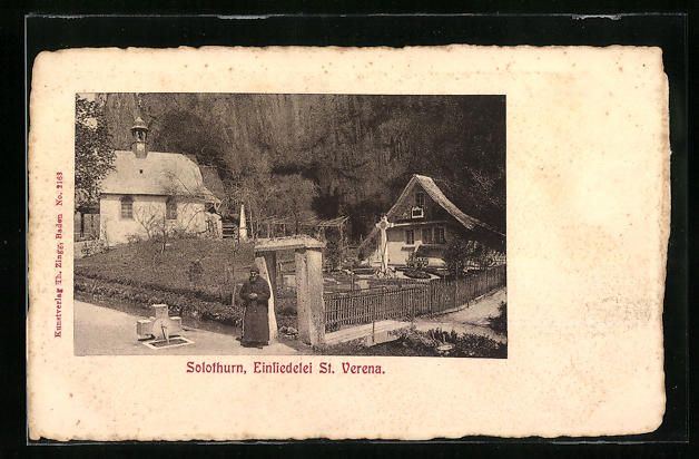 Cartoline postali: AK Solothurn, Einsiedelei St. Verena – Usato da Berlin venduto da bartko-reher