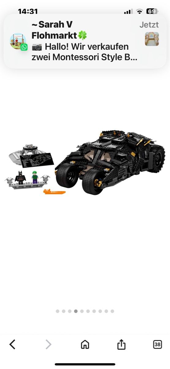 Lego Kit di costruzioni: Lego 76240 Batmobile – Usato da Saanen venduto da SoniaMichaela 2