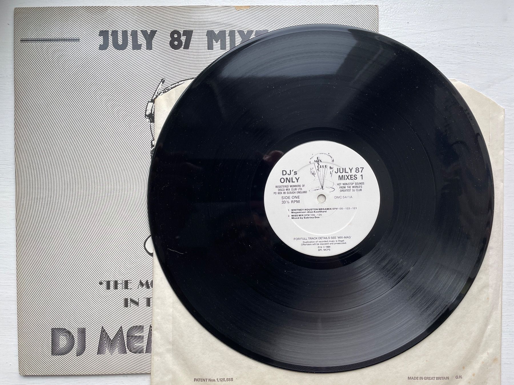 Dischi in vinile: DMC - July 87 Mixes 1 - 12" Maxi, 1987 – Usato da Zürich venduto da Andy_t71 2
