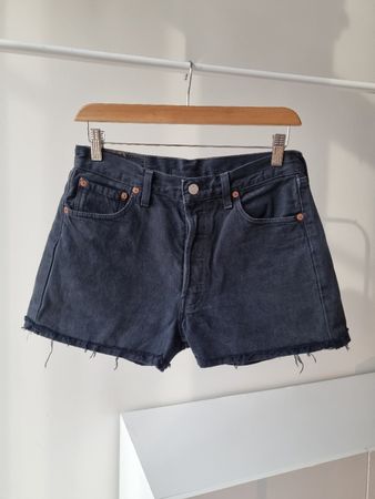 Schwarze Levi's 501 Shorts, Grösse 30