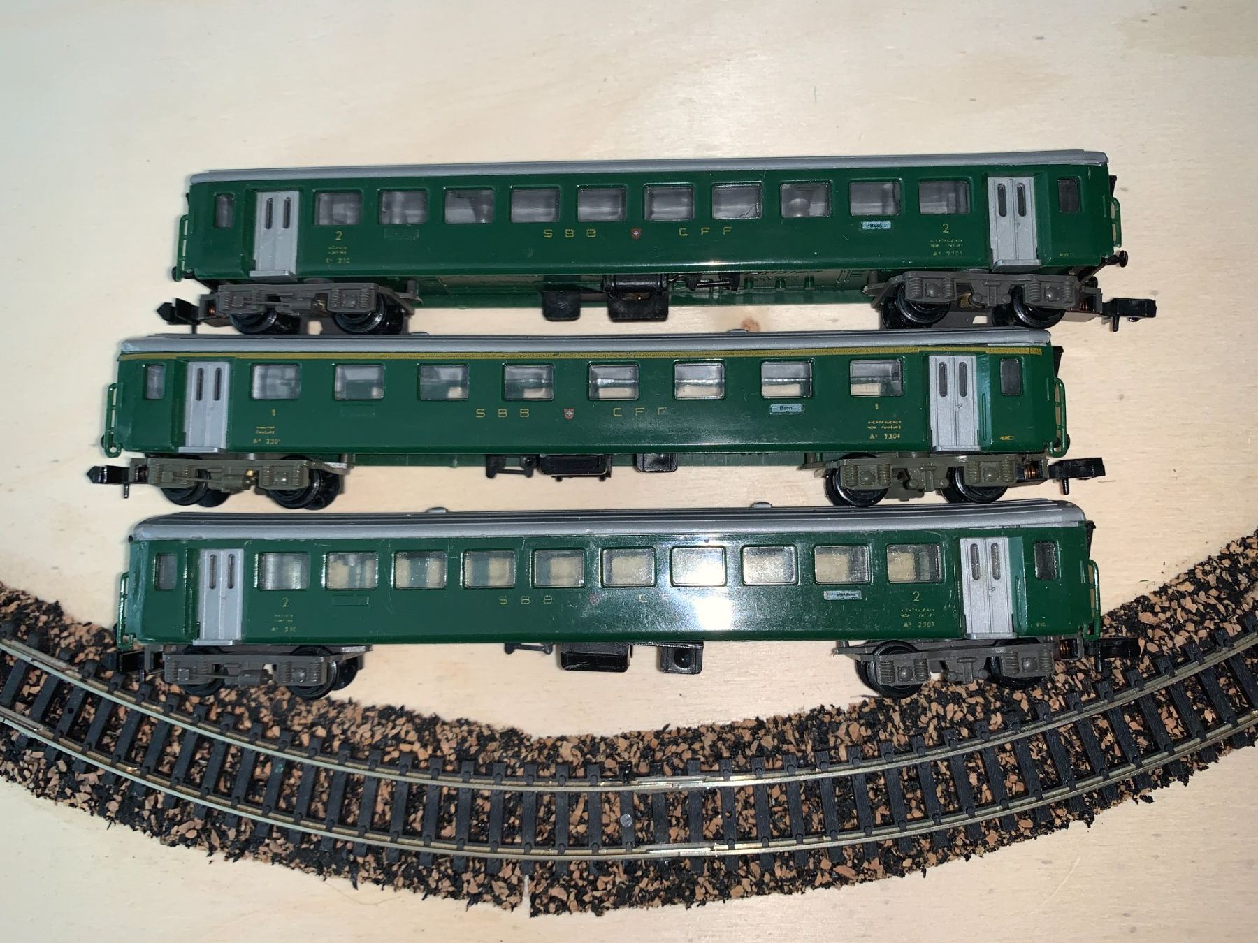 Arnold Modellini di ferrovie: 3 Arnold-Rapido-Wagen SBB – Nuovo (secondo la descrizione) da Belp venduto da capowiga