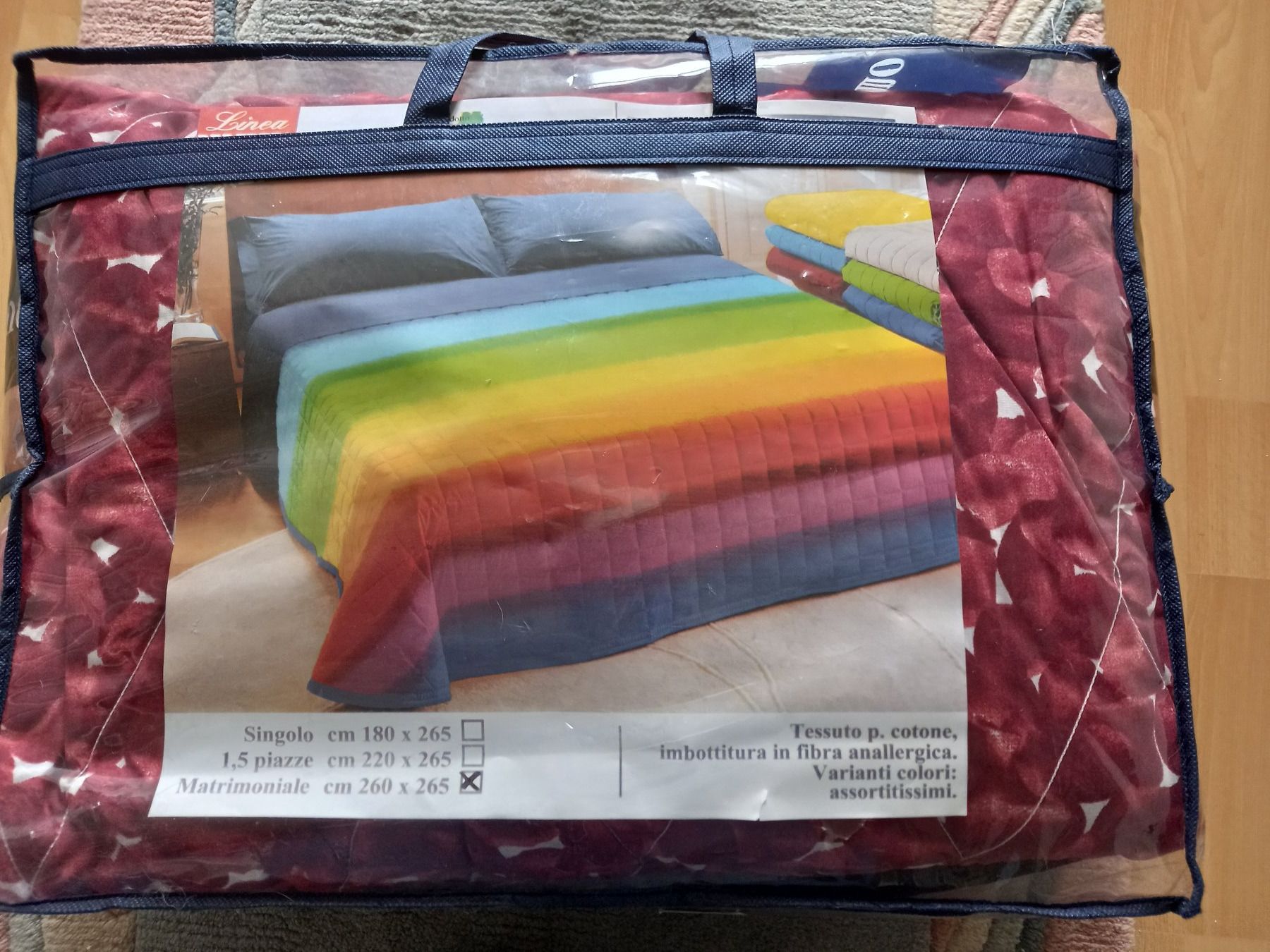 Decken: Bettüberwurf Tagesdecke Doppelseitig 260x265 – Neu und originalverpackt aus Solothurn von sweyla21
