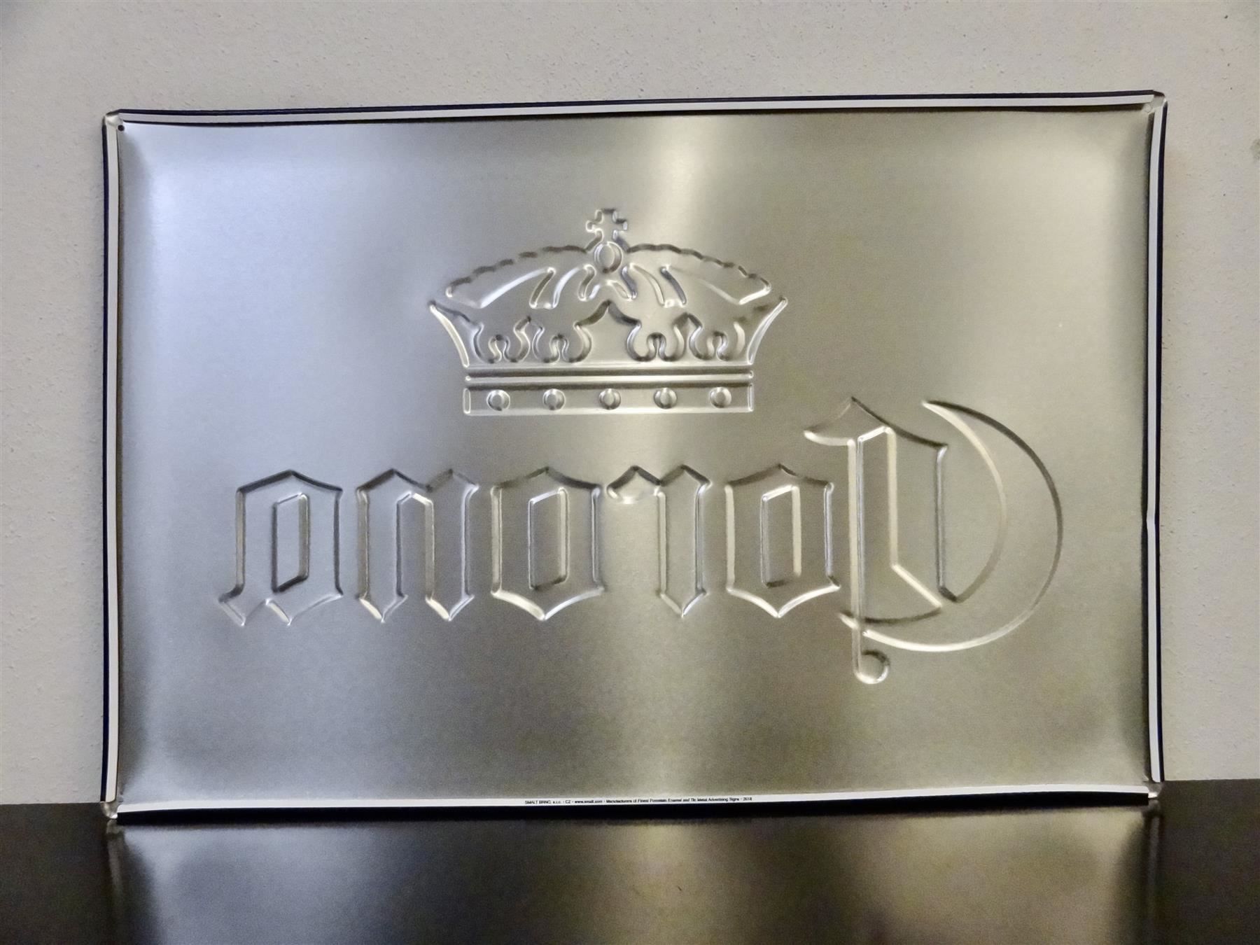 Corona Extra Insegne: BLECHSCHILD SCHILD BLECH CORONA BIER WERBUNG WERBESCHILD – Nuovo e nell'imballaggio originale da Kerzers venduto da bottlesandboxes 4
