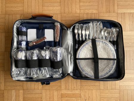 Picknick-Rucksack für 4 Personen (komplett)