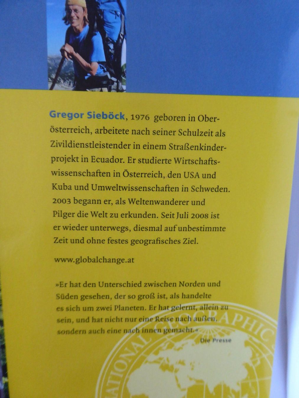 Libri: Buch Gregor Sieböck - der Weltenwanderer – Usato da Gossau SG venduto da oreliefredy 1