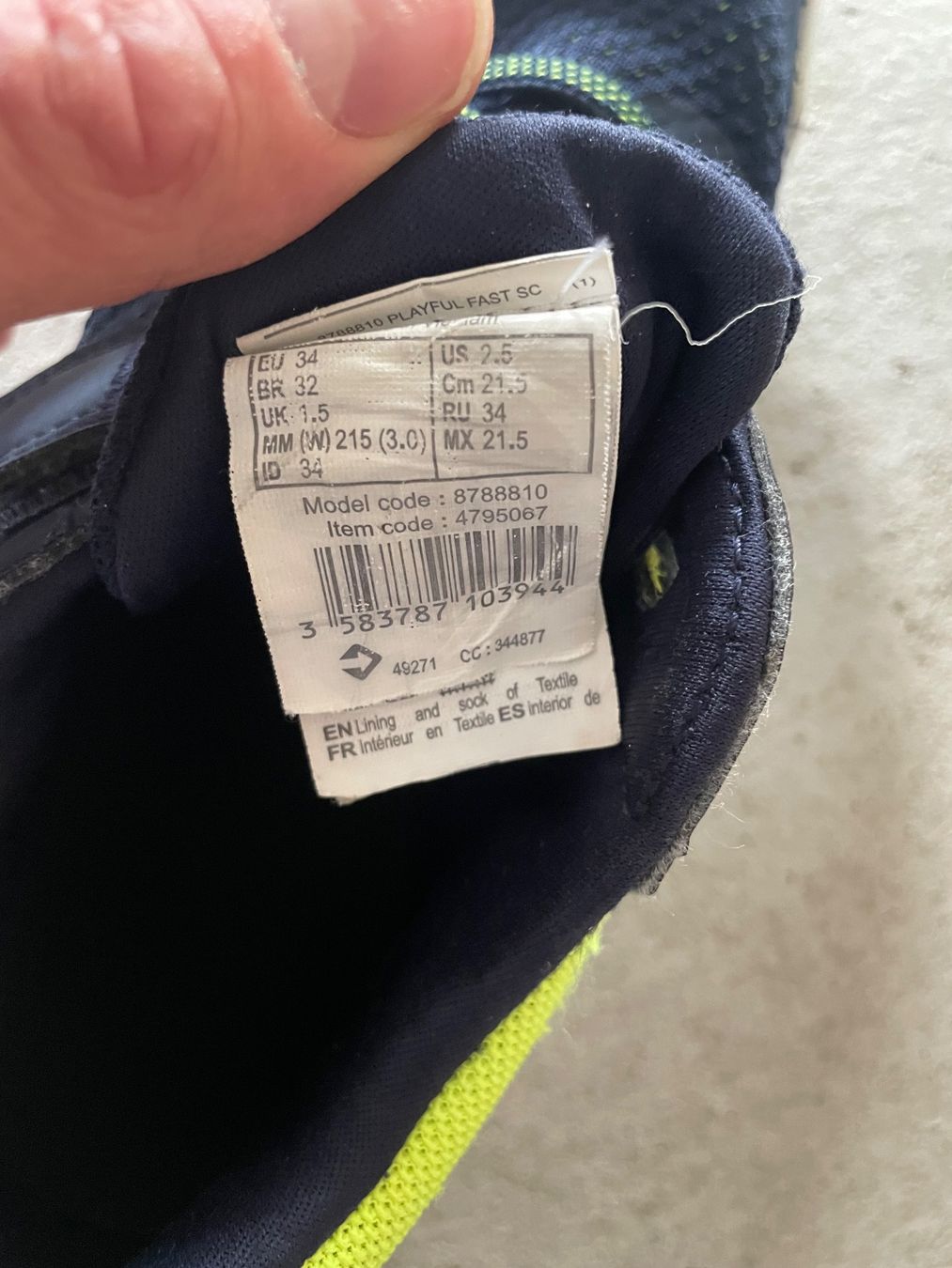 Decathlon Schuhe für Jungen: Turnschuhe Grösse 34 – Gebraucht aus Ins von Smad 3