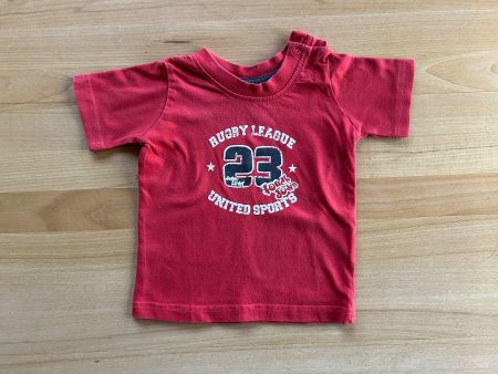 Rote Baby T-Shirt Grösse 74/80