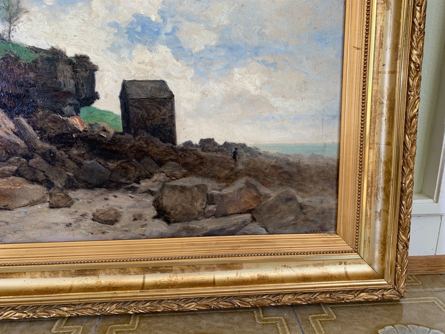 Gemälde: Gustave Eugène Castan Orig. Gemälde 19. Jh. – Gebraucht aus Solothurn von milliondreams2012 4