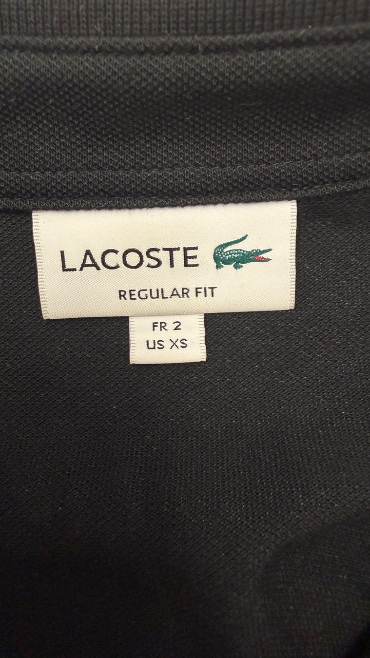 Lacoste Polo-Shirts: Polo manches longues noir Lacoste – Gebraucht aus giffers von sev_c9x9 3