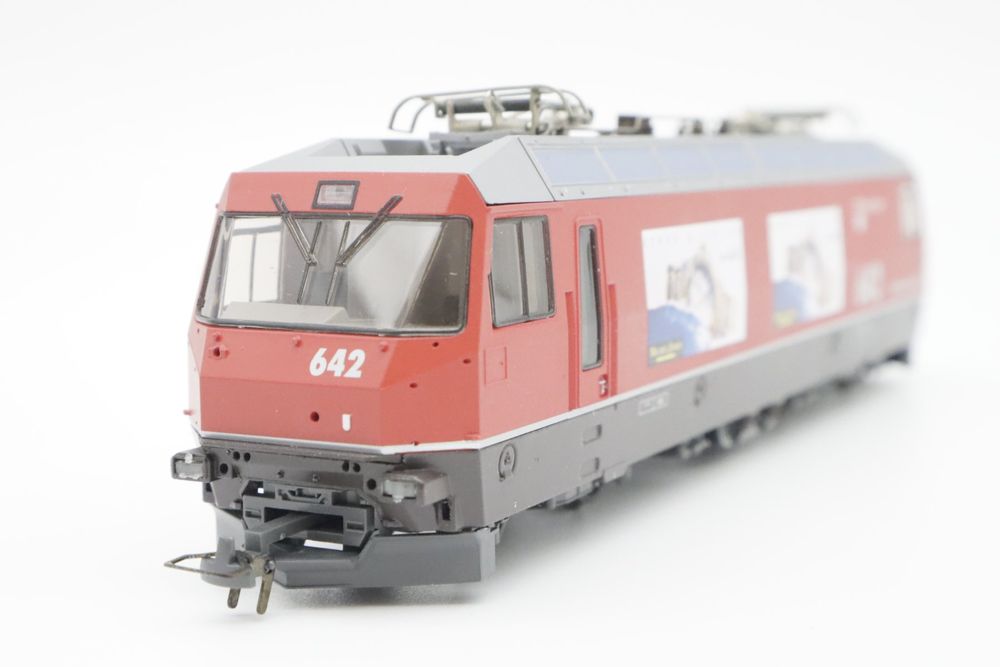 Bemo Modelleisenbahnen: Bemo 1259 112 RhB Ge 4/4 III 642 H0m DC Analog – Gebraucht aus Basel von Railfun 2