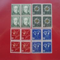 1943, PJ: J105-J08 ** postfrische Viererblöcke: 28.-