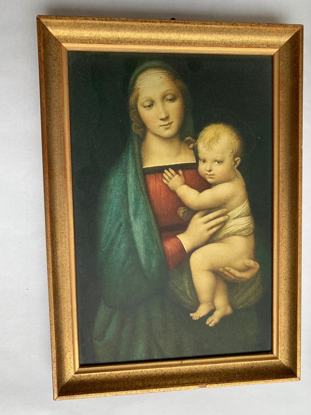 Foto & Immagini: 2er Set religiöse Bilder in antiken Rahmen – Usato da Schwanden GL venduto da Cicala 1