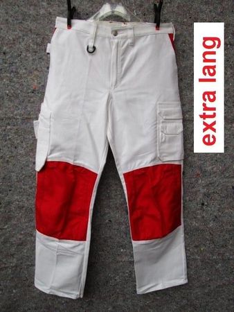 Arbeitshose Fristads Kansas, weiss Gr. 46, Malerhose, neu