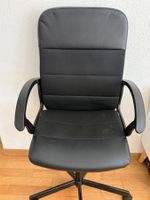 IKEA RENBERGET Bürostuhl schwarz, Kunstleder