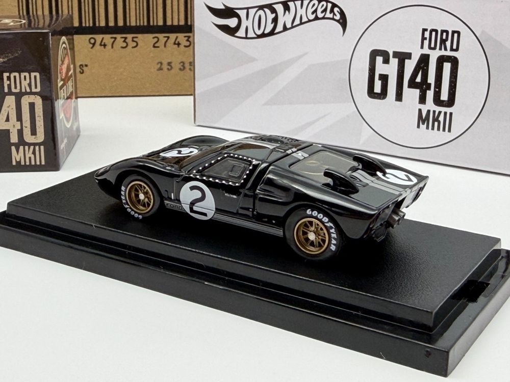 1/64 Hot Wheels RLC Exclusive Ford GT40 MkII (Neu und originalverpackt ...